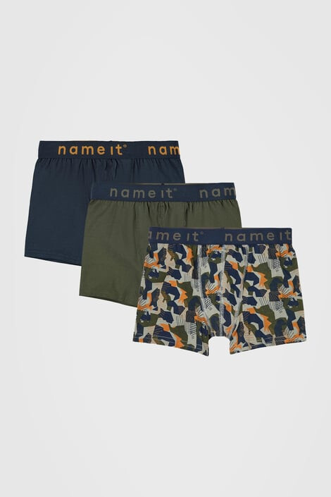name it 3 PACK боксерки за момчета Forest night - Pepit.bg