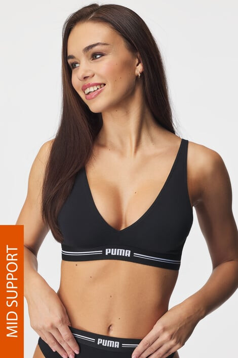 PUMA Спортен сутиен Black - Pepit.bg