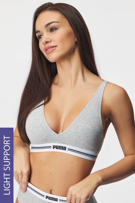 PUMA Спортен сутиен Grey - Pepit.bg