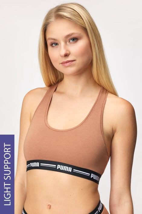 PUMA Спортен сутиен Racer Back Caramel - Pepit.bg