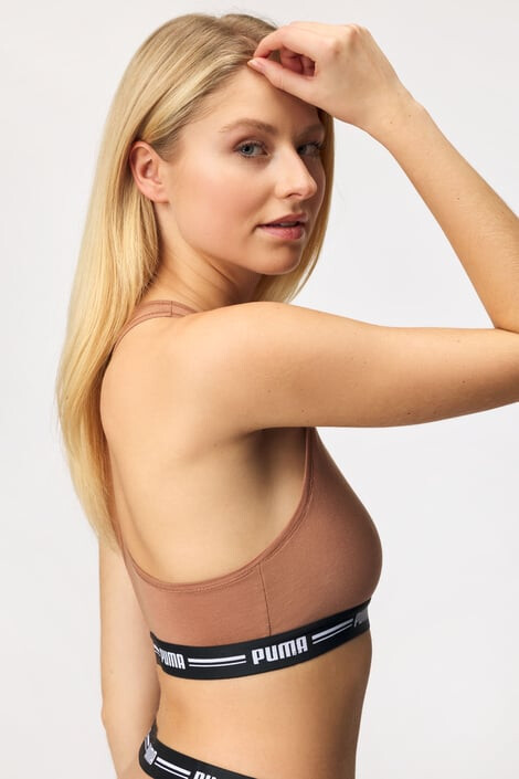 PUMA Спортен сутиен Racer Back Caramel - Pepit.bg