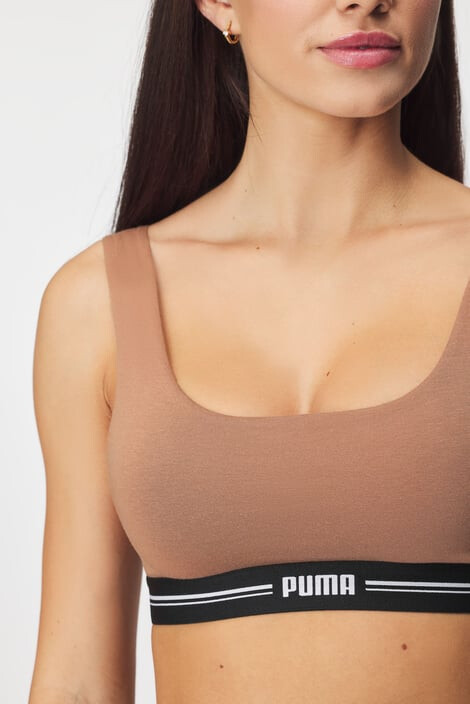 PUMA Спортен сутиен Scoop Caramel - Pepit.bg