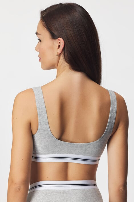 PUMA Спортен сутиен Scoop Grey - Pepit.bg