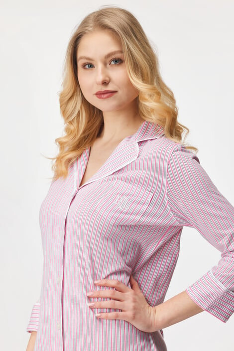 Ralph Lauren Дамска нощница Notch Collar - Pepit.bg