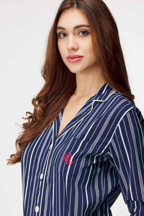 Ralph Lauren Дамска пижама Navy Stripe - Pepit.bg