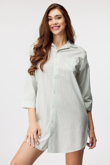Ralph Lauren Нощница Mint Stripe - Pepit.bg