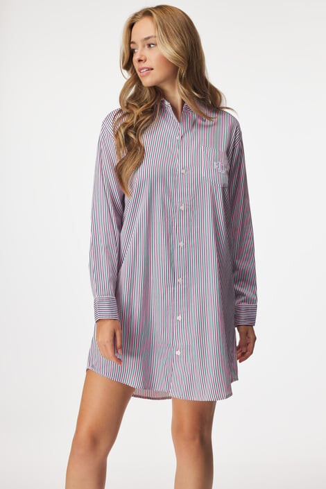 Ralph Lauren Нощница Pink Stripe - Pepit.bg