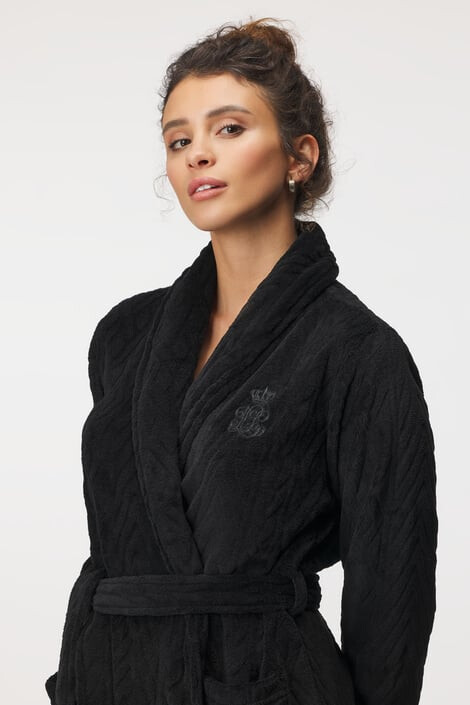 Ralph Lauren Топлещ халат Abi къс - Pepit.bg