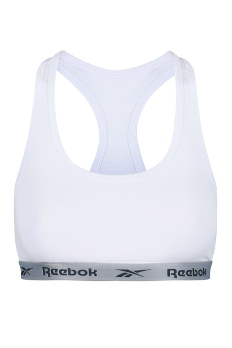 Reebok 2 PACK дамски кроп топове сиво-бял - Pepit.bg