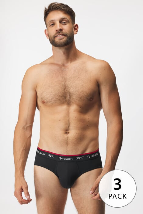 Reebok 3 PACK черни слипове Basic Sport - Pepit.bg