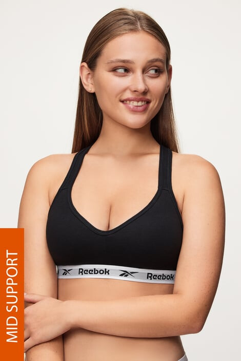 Reebok Спортен сутиен CARA черен - Pepit.bg
