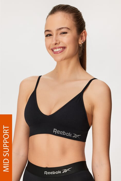 Reebok Спортен сутиен Justine черен - Pepit.bg