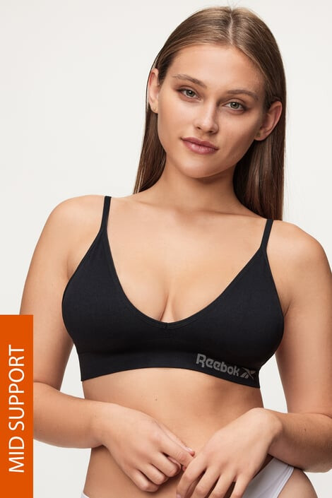 Reebok Спортен сутиен Justine черен - Pepit.bg