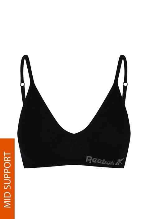 Reebok Спортен сутиен Justine черен - Pepit.bg