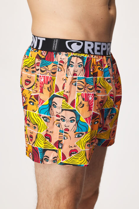 Represent Шорти Exclusive Mike Pop art babes - Pepit.bg