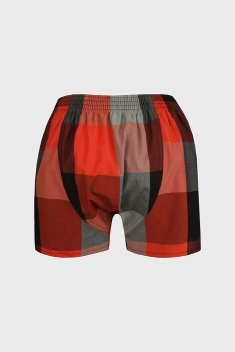 Represent Сиво-червени карирани шорти Classic Ali - Pepit.bg