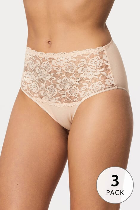 Teyli 3PACK класически бикини Alina с висока талия - Pepit.bg