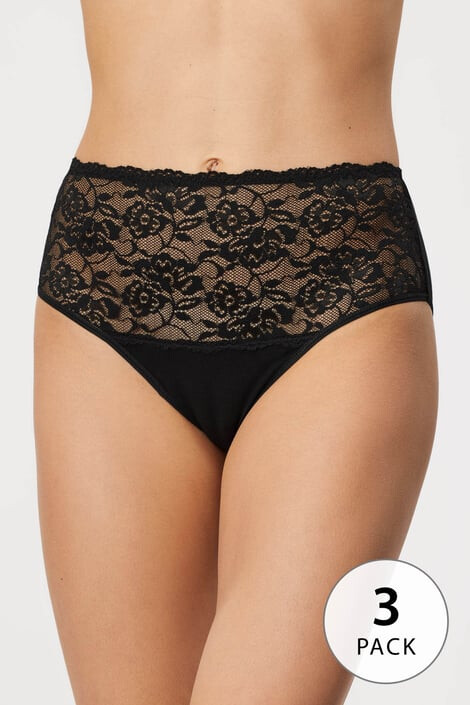 Teyli 3PACK класически бикини Alina с висока талия - Pepit.bg