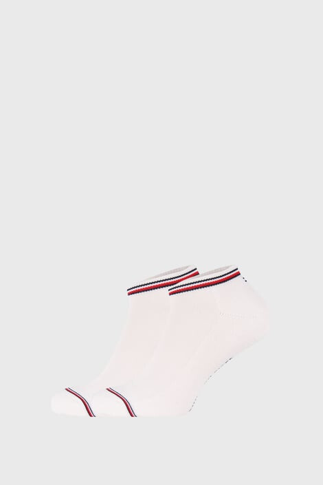 Tommy Hilfiger 2 PACK бели чорапи Iconic Sneaker - Pepit.bg
