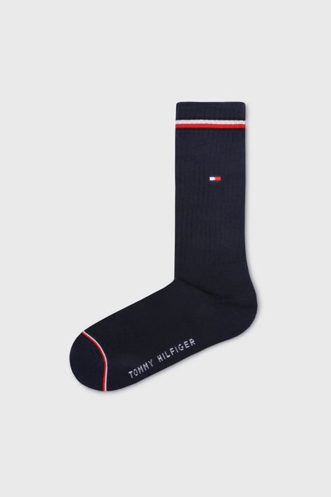 Tommy Hilfiger 2 PACK сини дълги чорапи Iconic - Pepit.bg