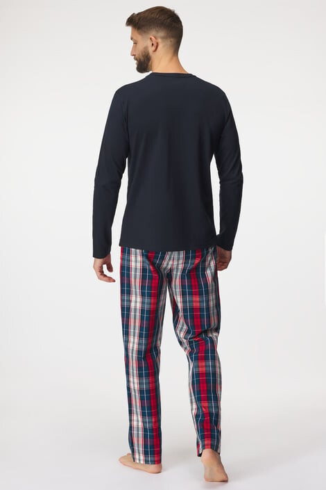 Tommy Hilfiger Памучна пижама Desert sky дълга - Pepit.bg