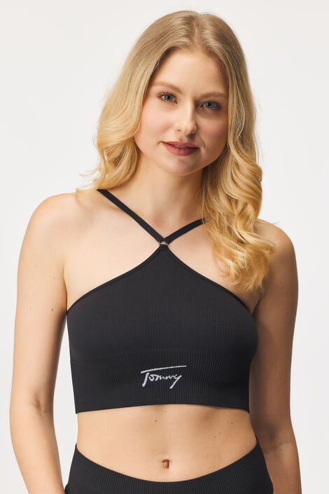 Tommy Hilfiger Сутиен Halter Signature Bralette - Pepit.bg