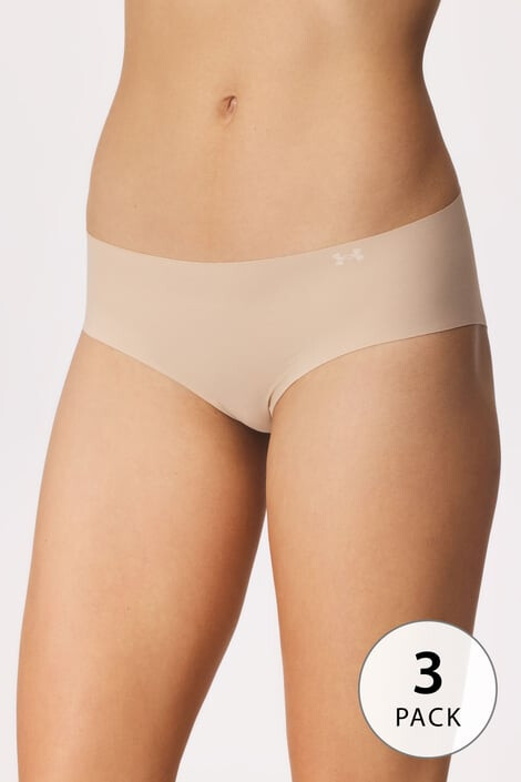 Under Armour 3 PACK бежови спортни бикини Hipster - Pepit.bg