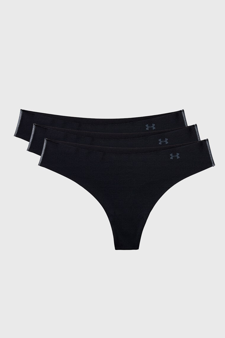 Under Armour 3 PACK черни спортни прашки Thong черни - Pepit.bg