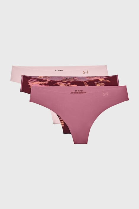 Under Armour 3 PACK прашки Thong Pink - Pepit.bg