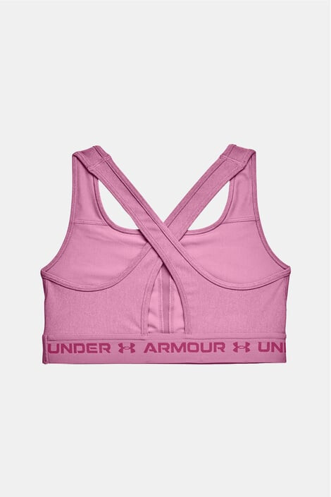 Under Armour Розов спортен сутиен Crossback Heather - Pepit.bg