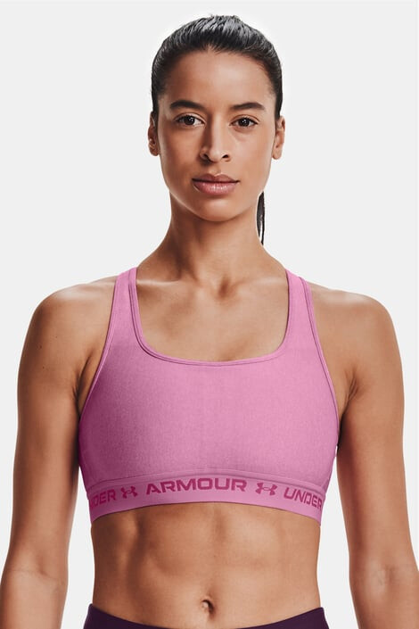 Under Armour Розов спортен сутиен Crossback Heather - Pepit.bg