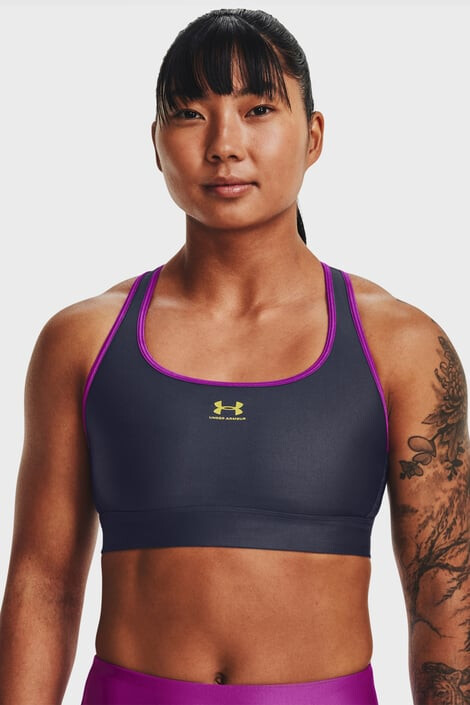 Under Armour Спортен сутиен Authentics Steel - Pepit.bg