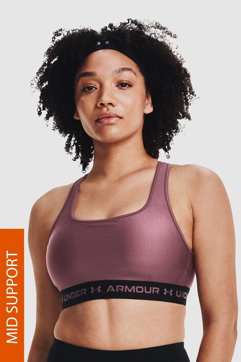 Under Armour Виолетов спортен сутиен Crossback - Pepit.bg