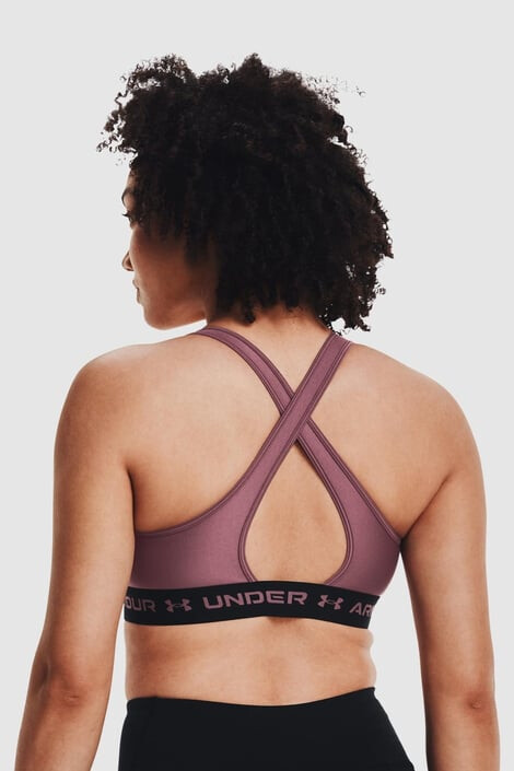 Under Armour Виолетов спортен сутиен Crossback - Pepit.bg