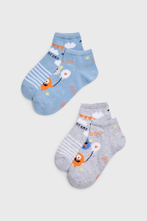 Ysabel Mora 2PACK къси чорапи за момчета Monsters - Pepit.bg