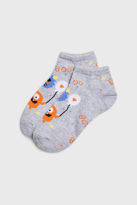 Ysabel Mora 2PACK къси чорапи за момчета Monsters - Pepit.bg