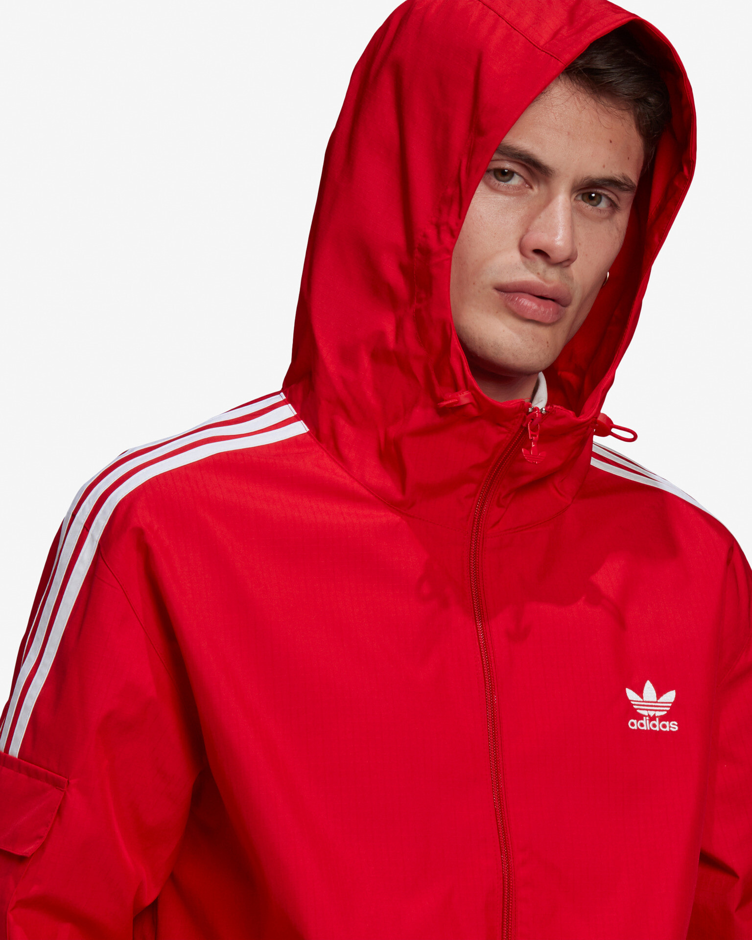 adidas Originals Adicolor Classics 3-Stripes Яке Cherven - Pepit.bg