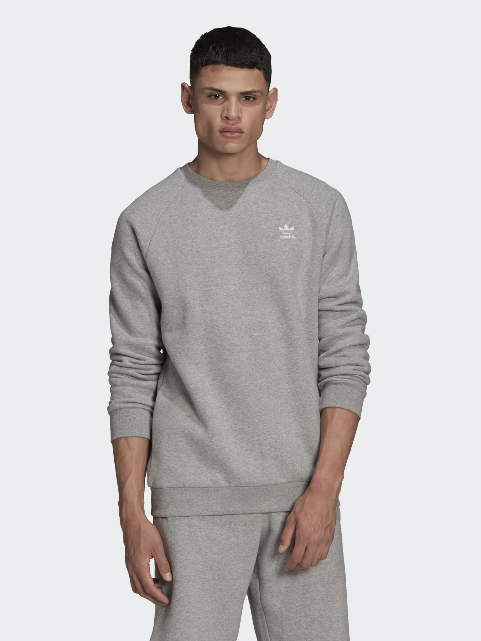 adidas Originals Essential Crew Суитшърт Siv - Pepit.bg