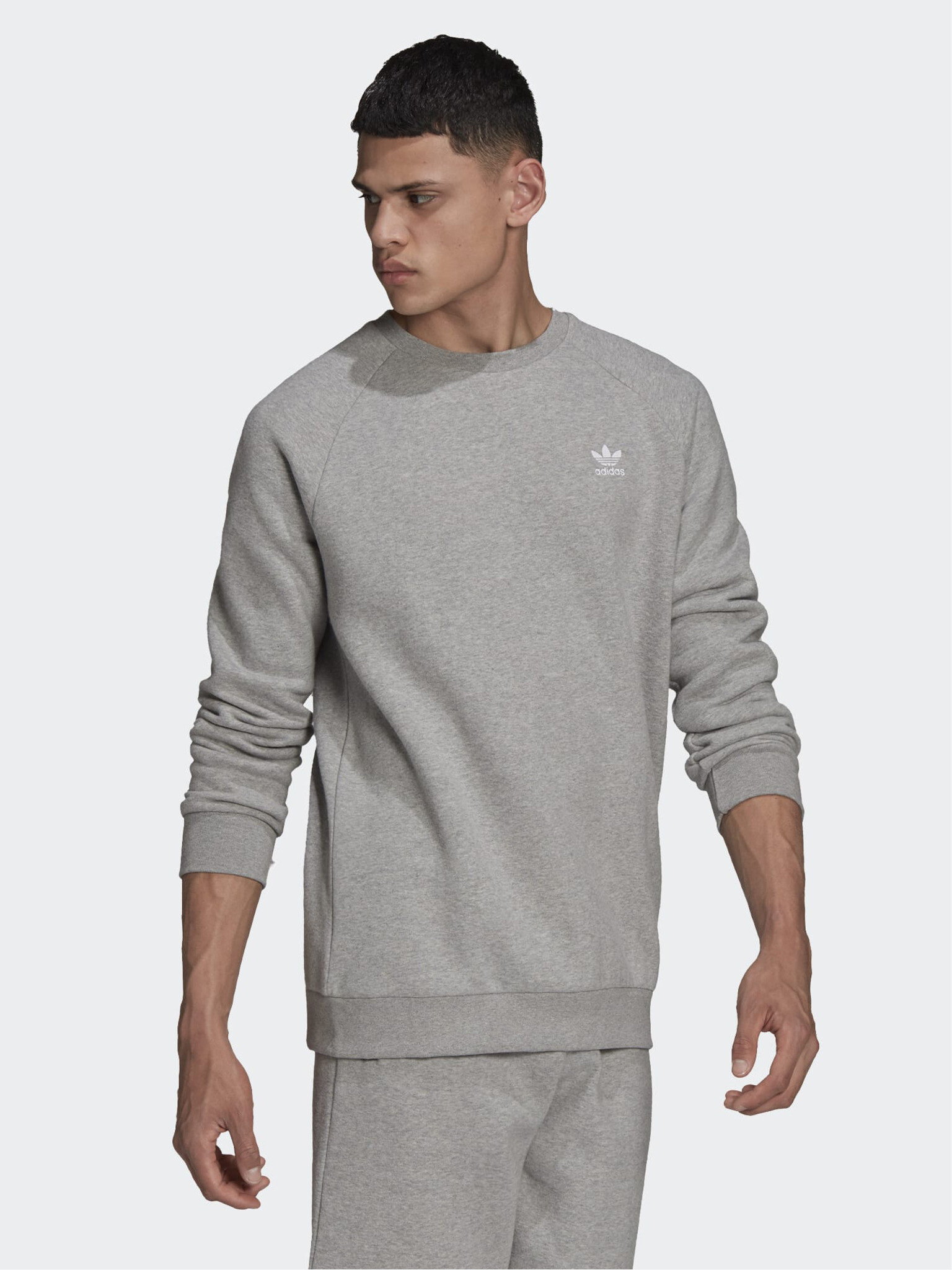 adidas Originals Essential Crew Суитшърт Siv - Pepit.bg