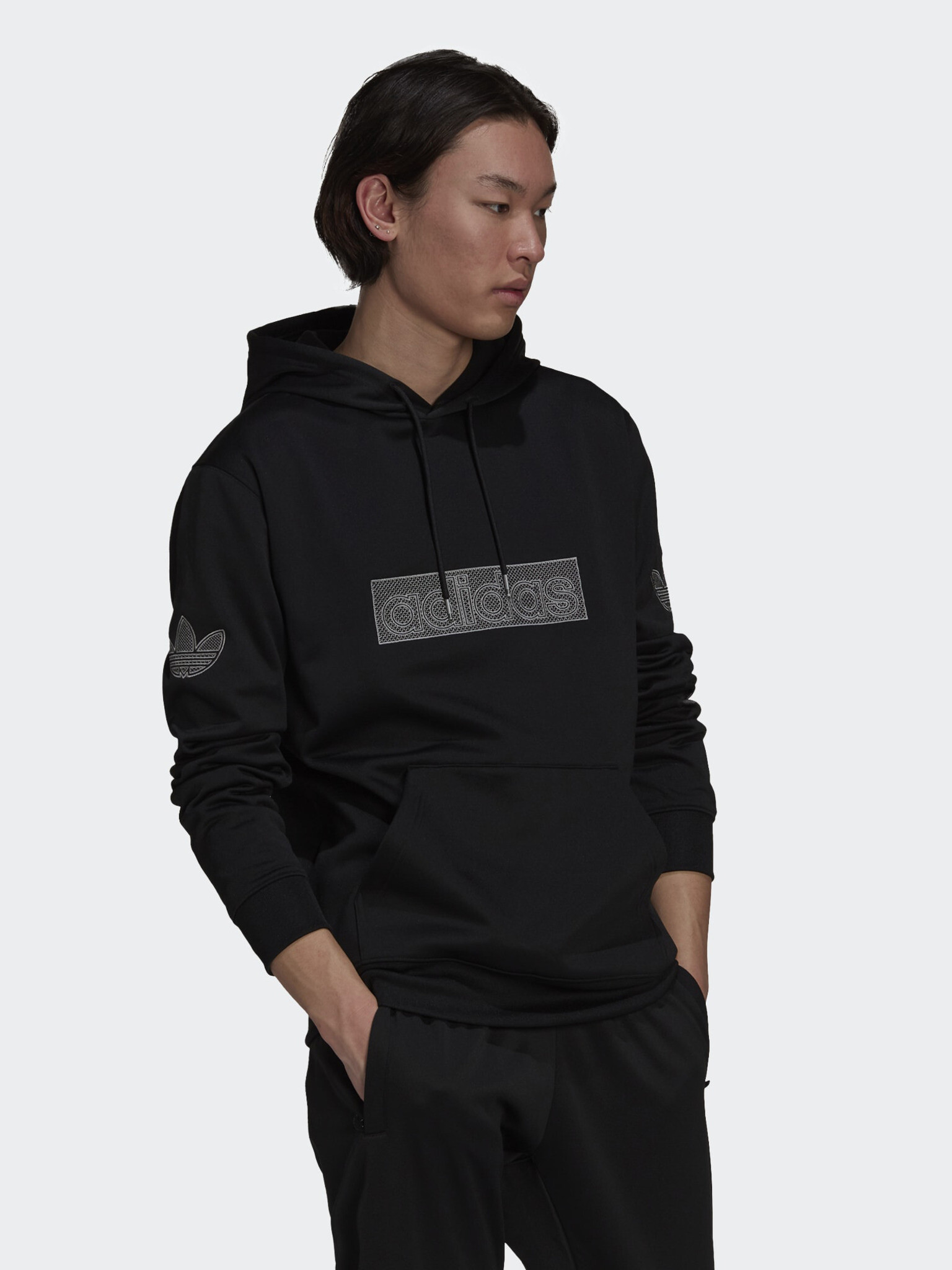adidas Originals Logo Sweatshirt Cheren - Pepit.bg