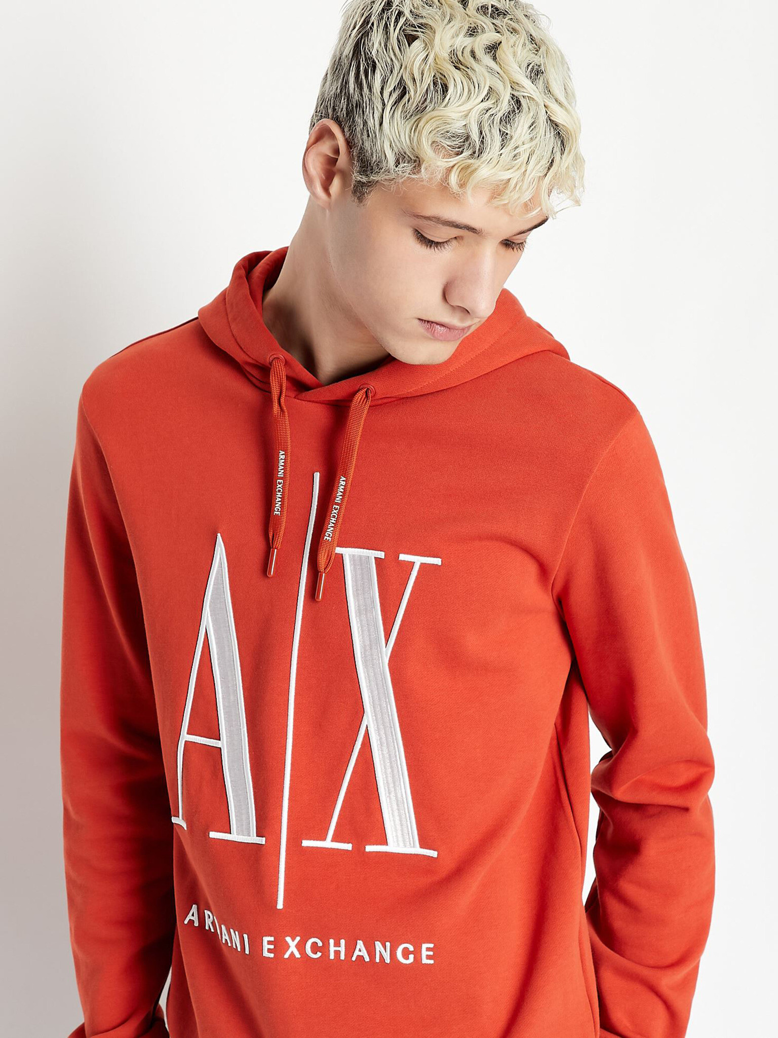 Armani Exchange Sweatshirt Oranzhev - Pepit.bg