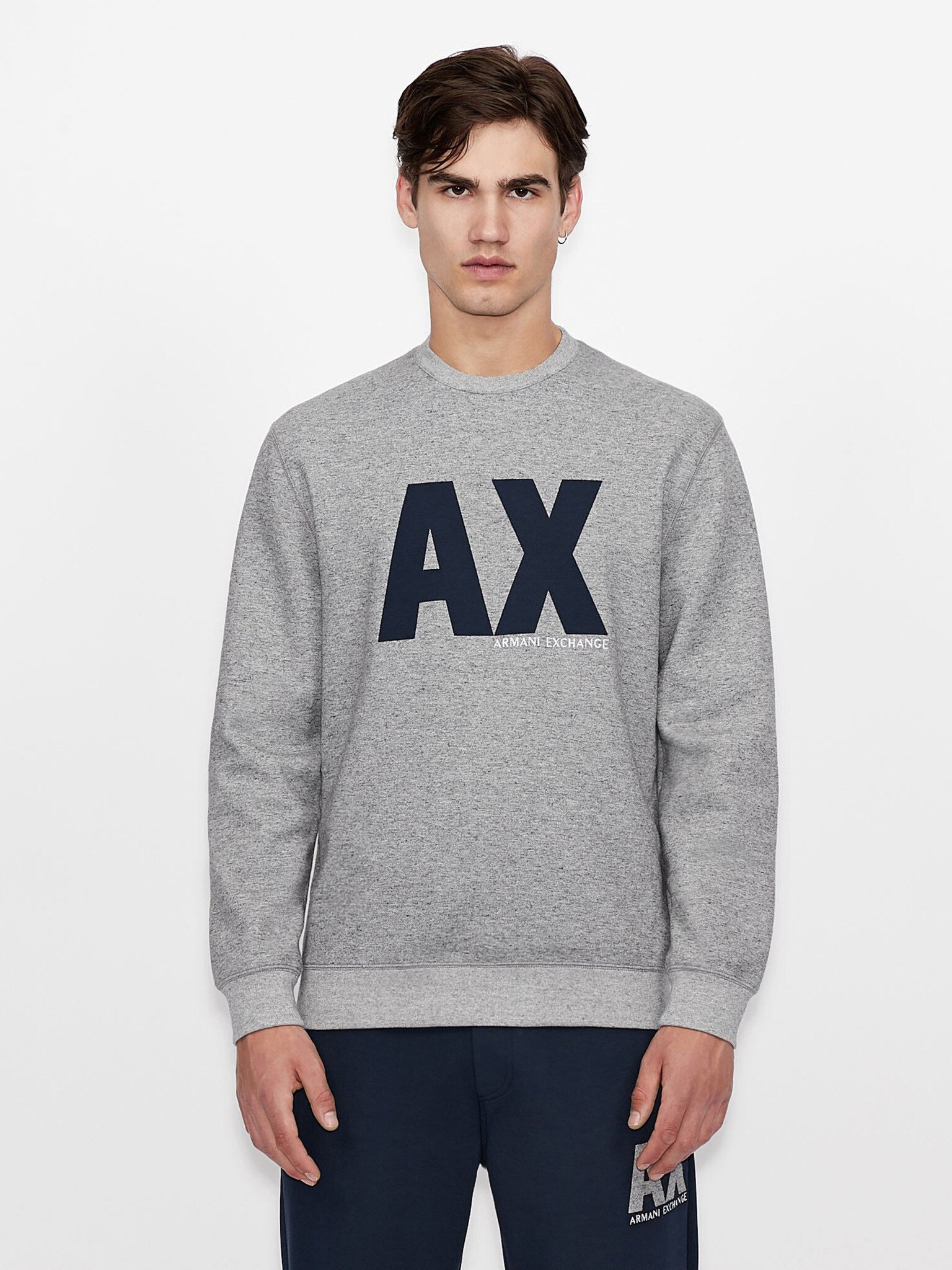 Armani Exchange Sweatshirt Siv - Pepit.bg