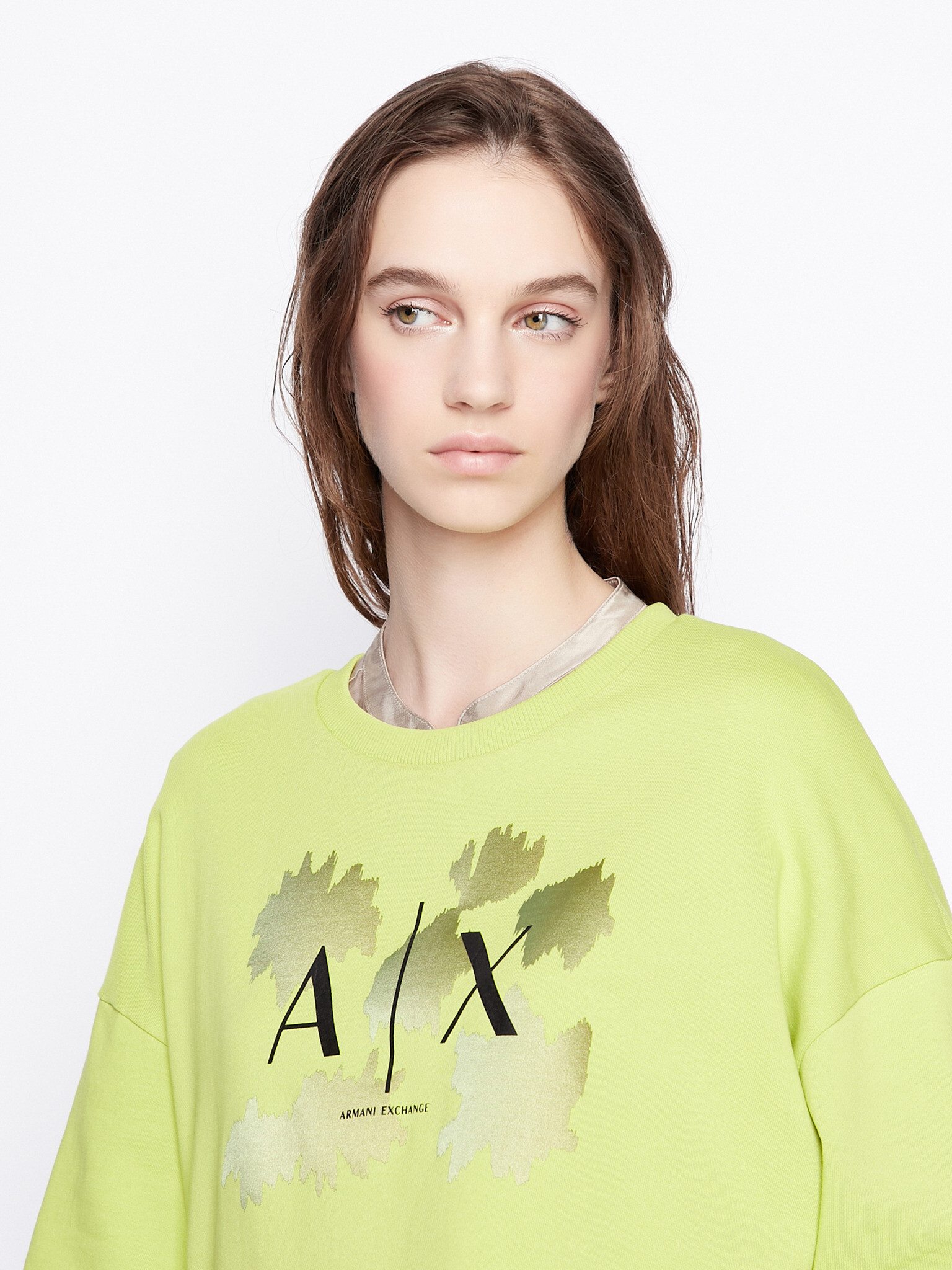 Armani Exchange Sweatshirt Zelen - Pepit.bg