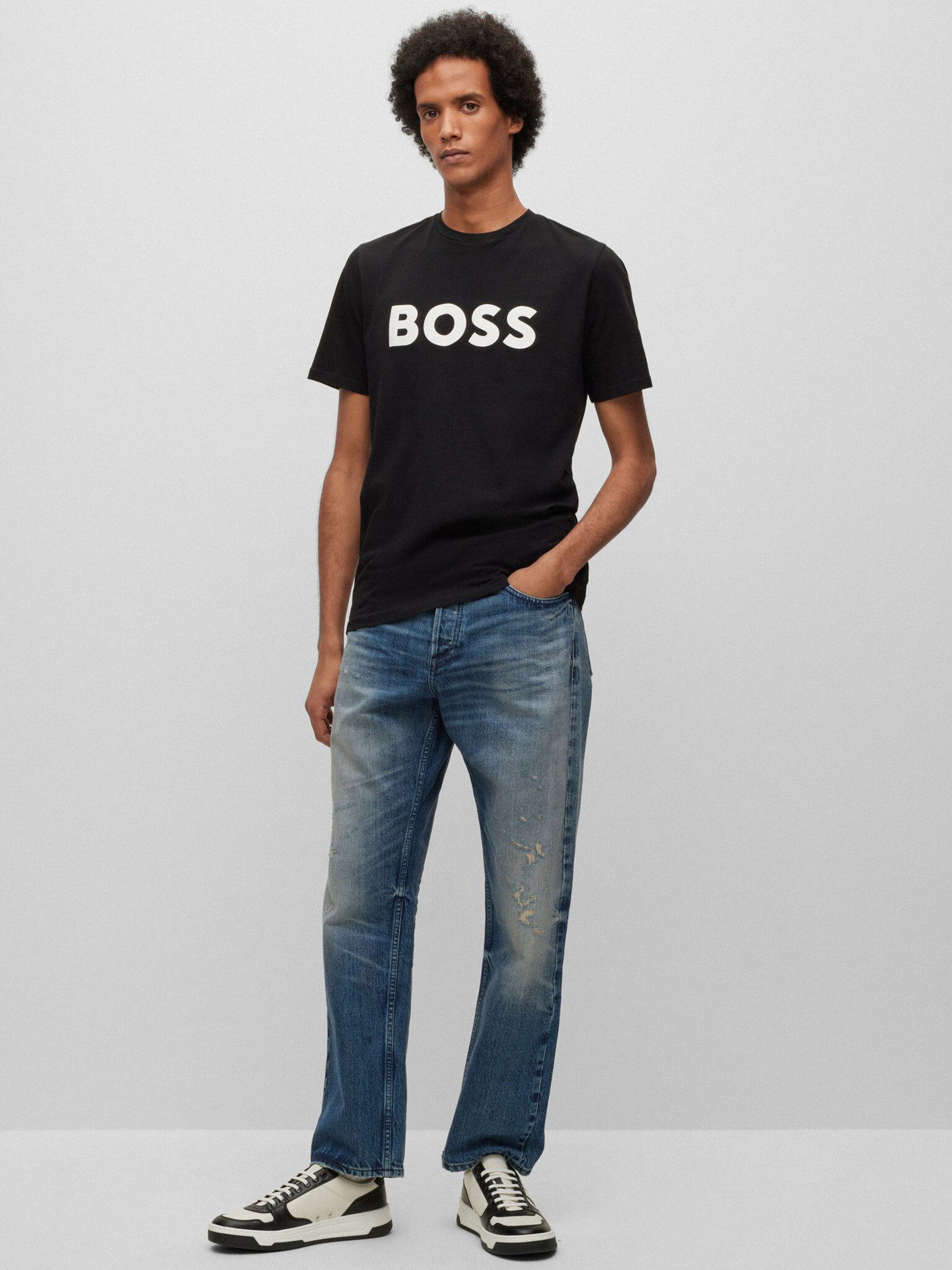 BOSS T-shirt Cheren - Pepit.bg