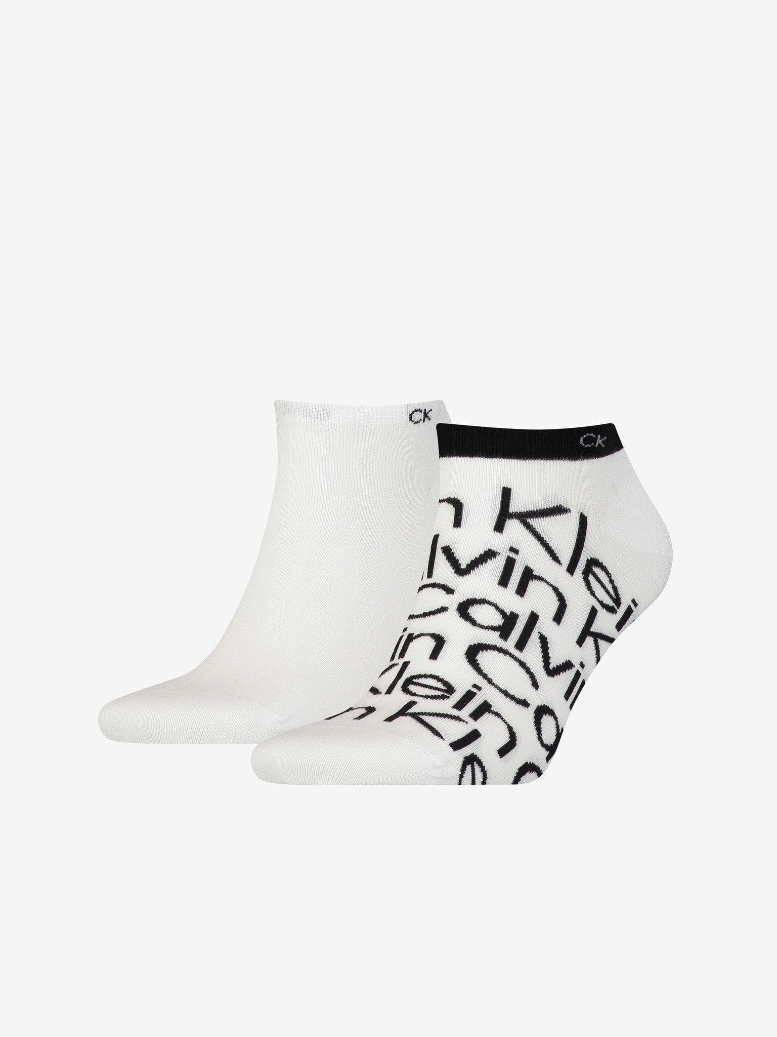 Calvin Klein Чорапи 2 чифта Byal - Pepit.bg