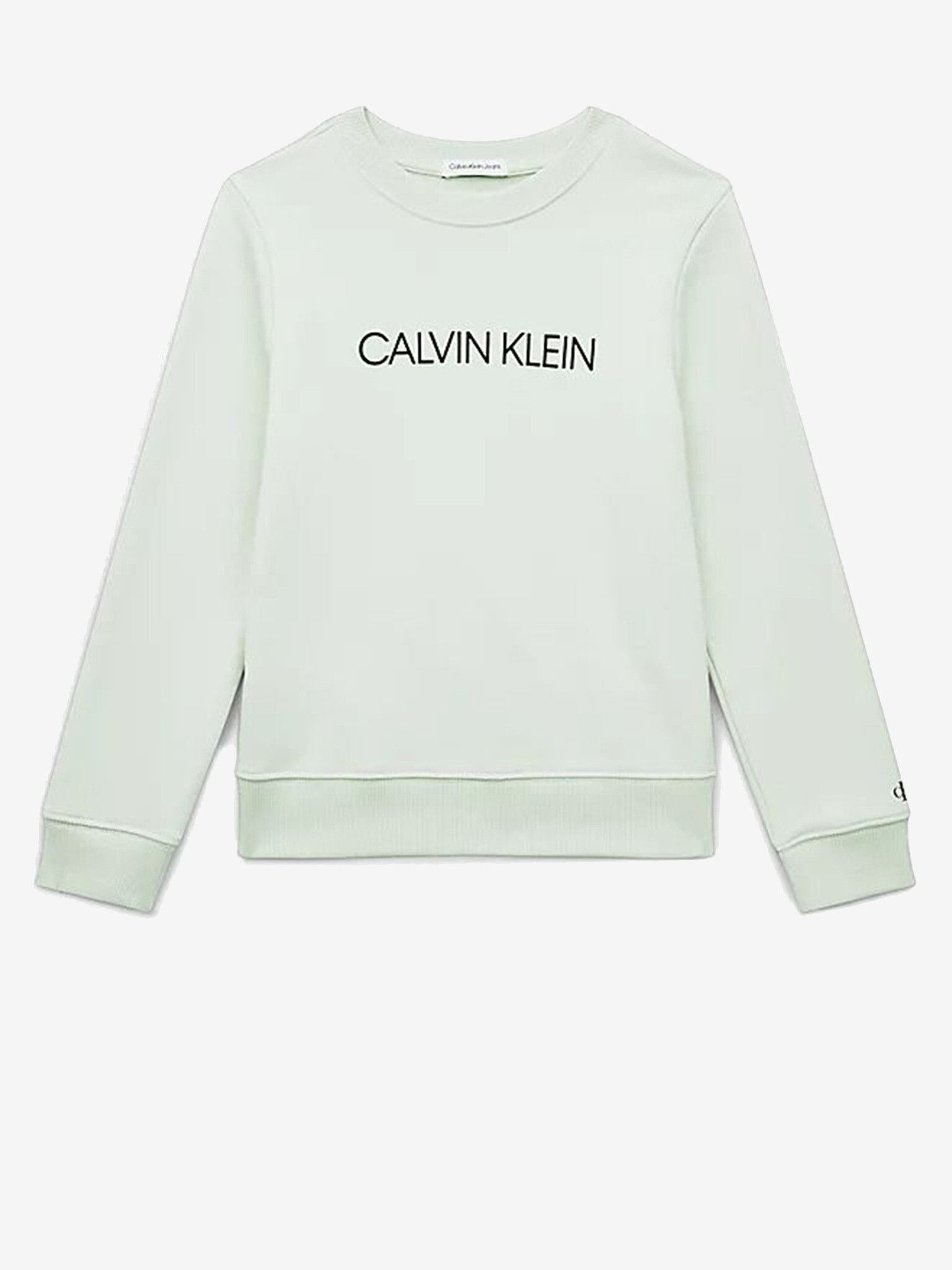 Calvin Klein Jeans Суитшърт детски Zelen - Pepit.bg