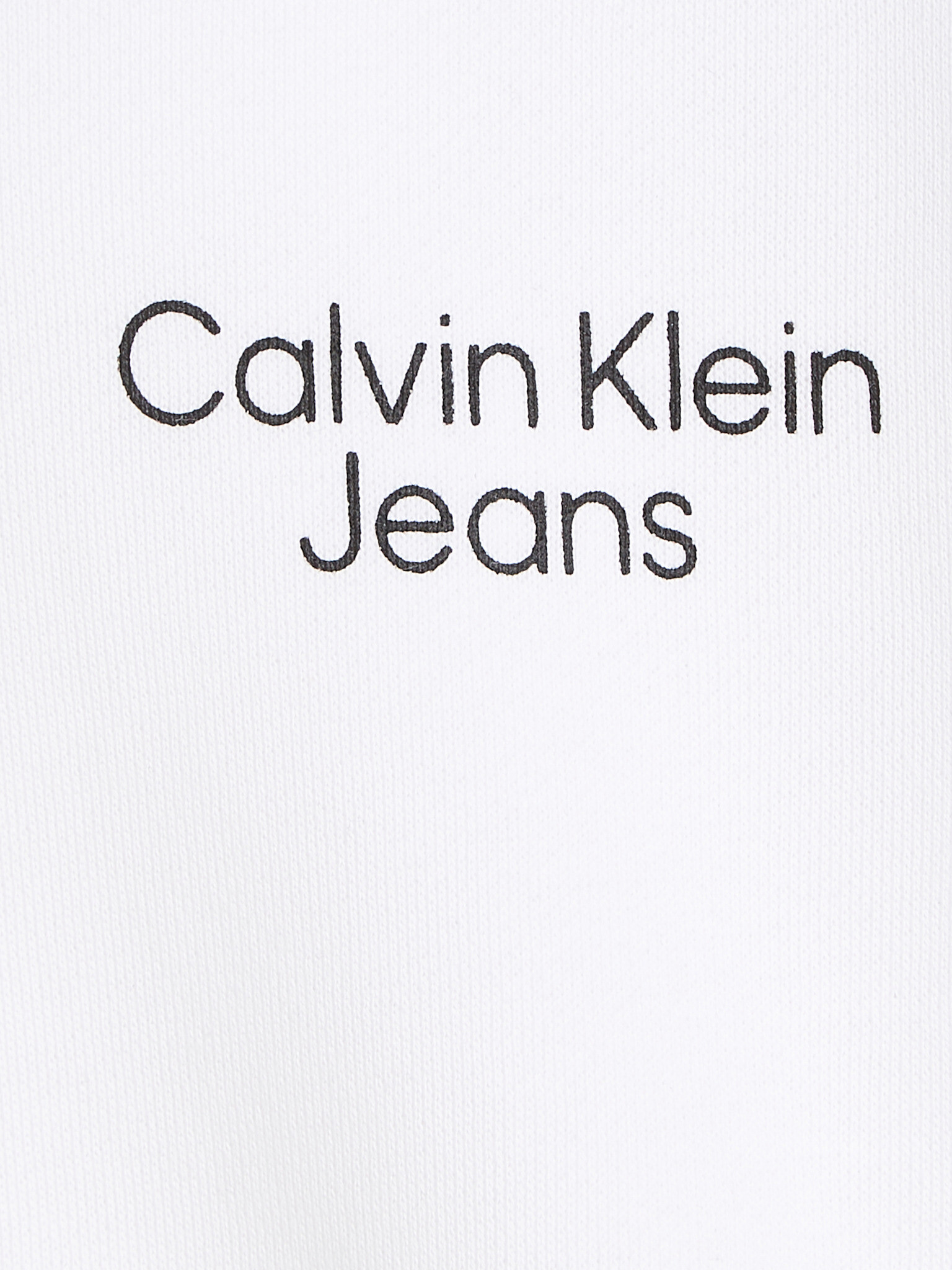 Calvin Klein Jeans Sweatshirt Byal - Pepit.bg