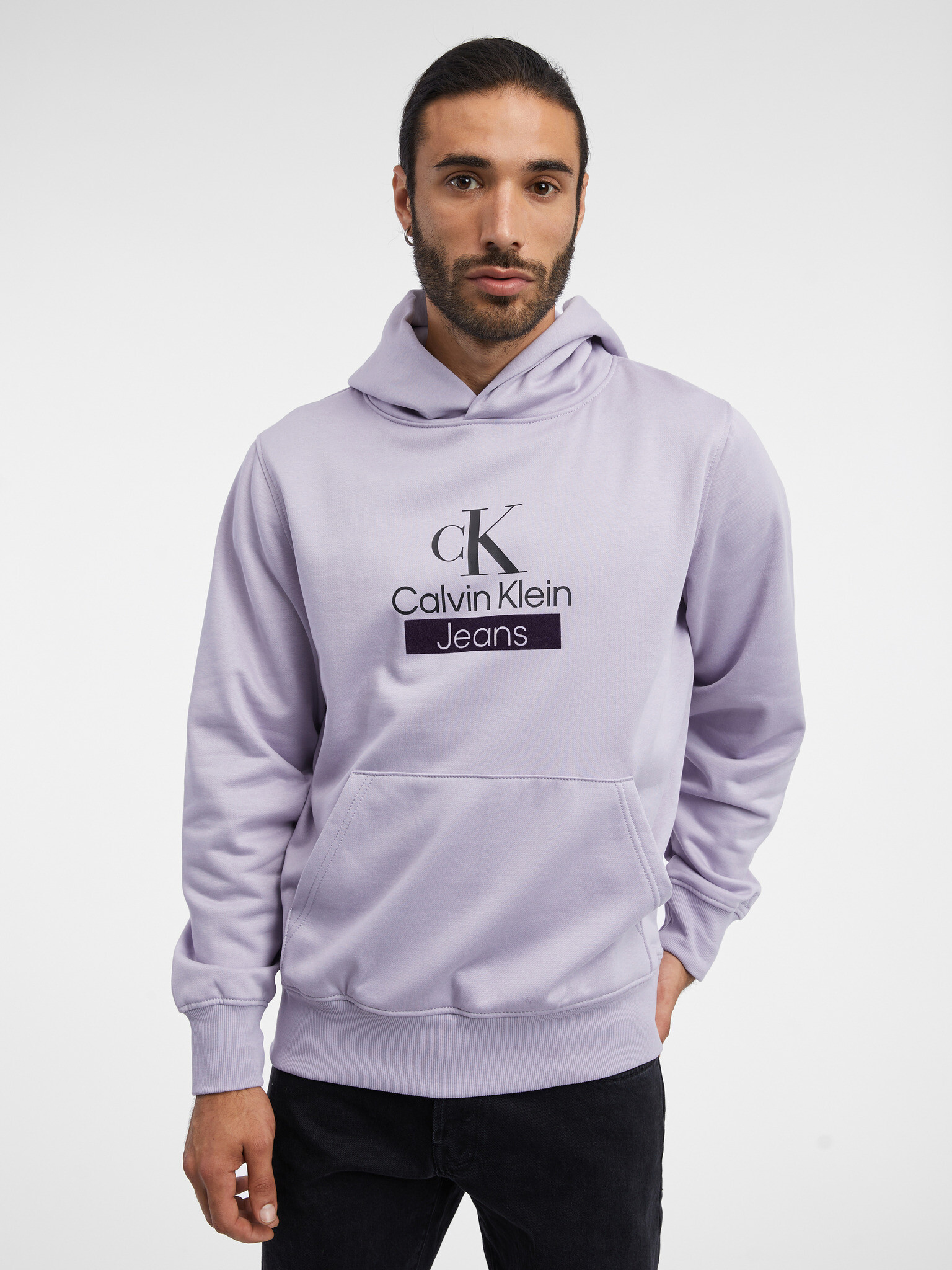 Calvin Klein Jeans Sweatshirt Lilav - Pepit.bg