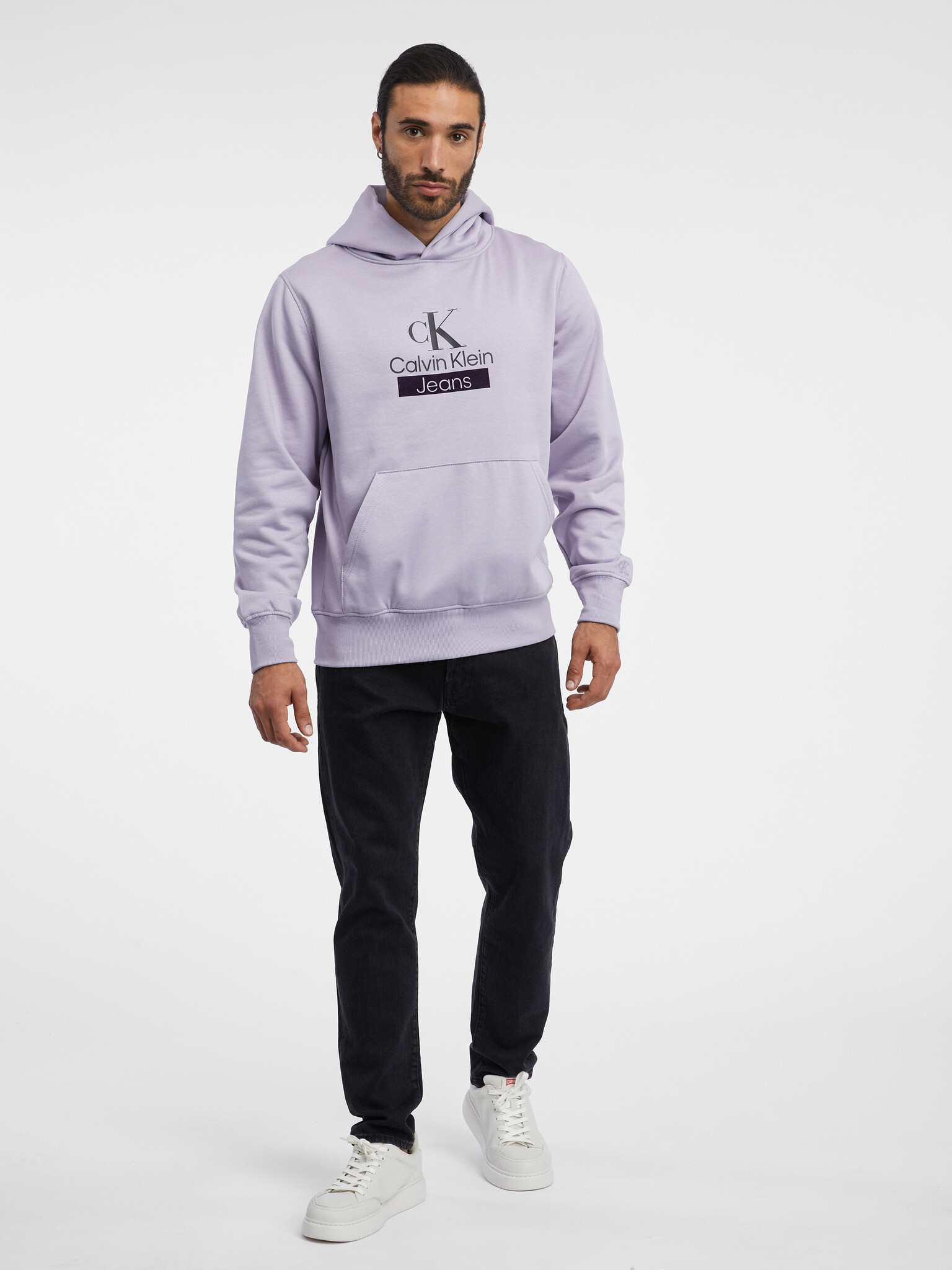 Calvin Klein Jeans Sweatshirt Lilav - Pepit.bg