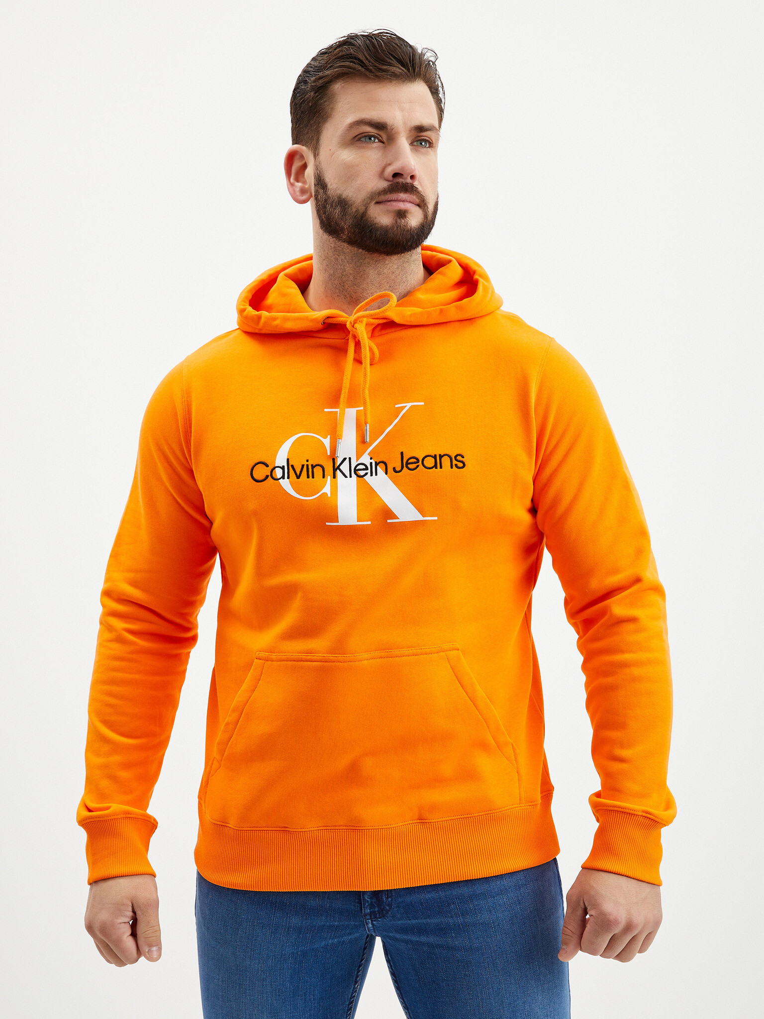 Calvin Klein Jeans Sweatshirt Oranzhev - Pepit.bg